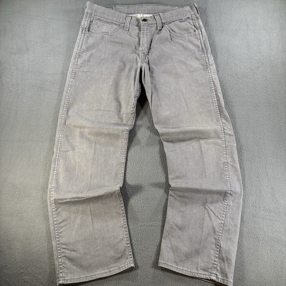 Levis 569 Loose Straight Jeans Mens Fit 33x30 Grey Denim Baggy 85569-0004 Line 8